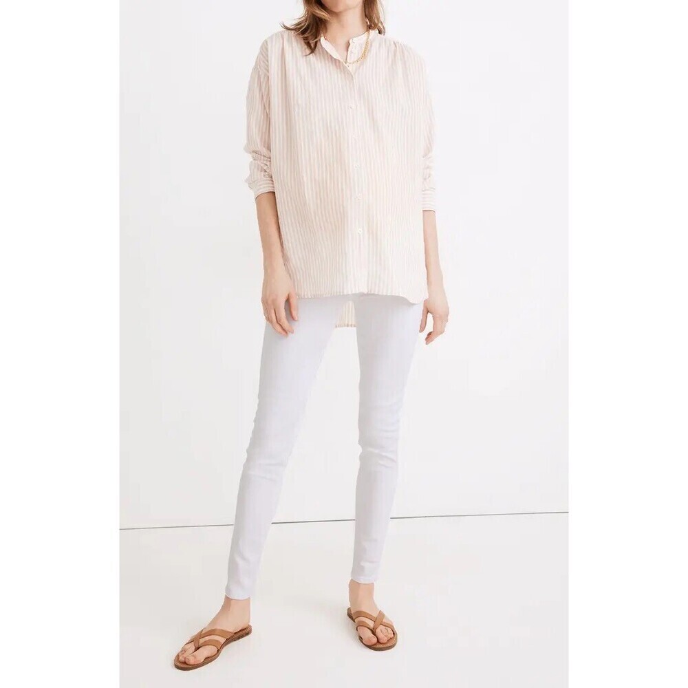 MADEWELL Maternity Skinny Jeans In white Size 24 $178